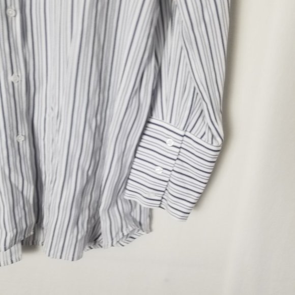 NWT 14th & Union striped button down top women's size Medium (148) - Picture 4 of 8